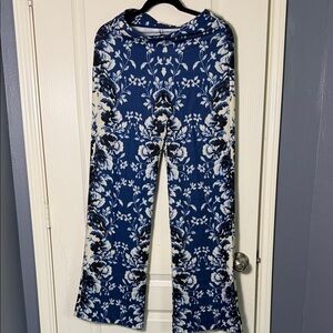 Tuckernuck Blue Indigo Reflection Drapey Twill Erin Pants (extra small)